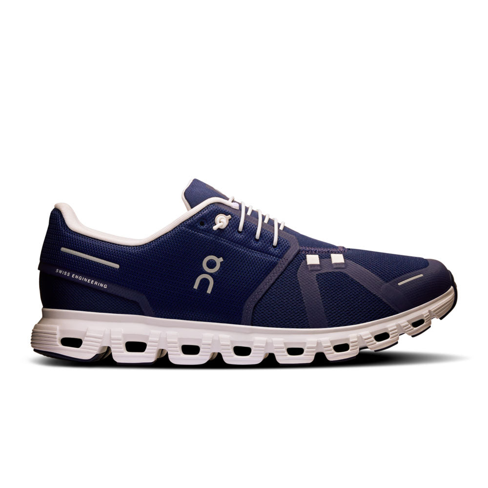 On Running Mens Cloud 6 Midnight | White