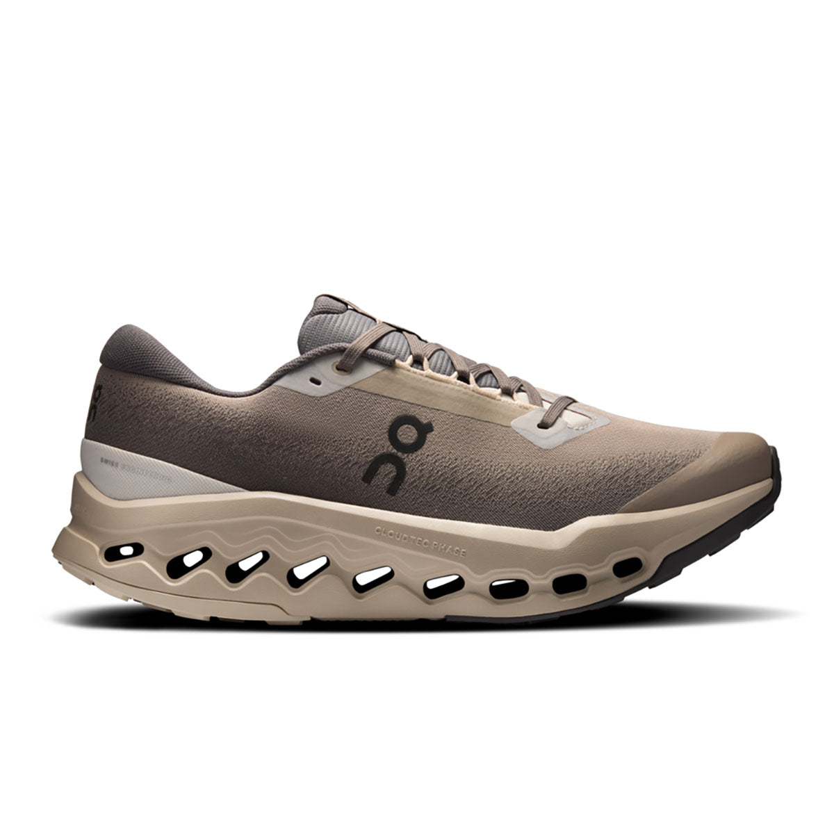 On Running Mens Cloudsurfer Trail 2 Waterproof Cinder | Desert