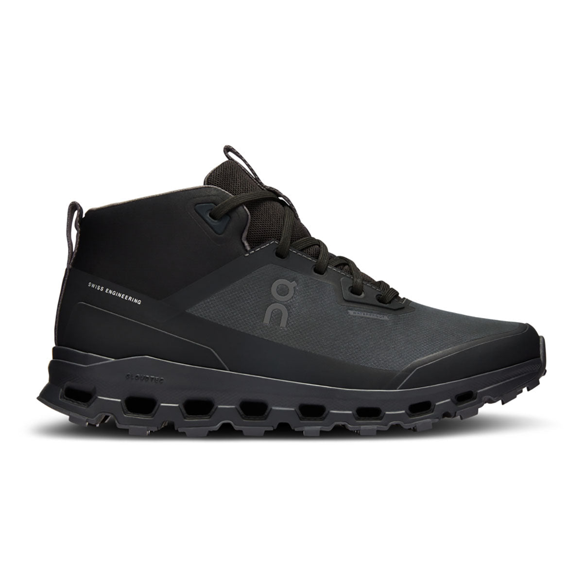 On Running Womens Cloudroam Waterproof Black | Eclipse