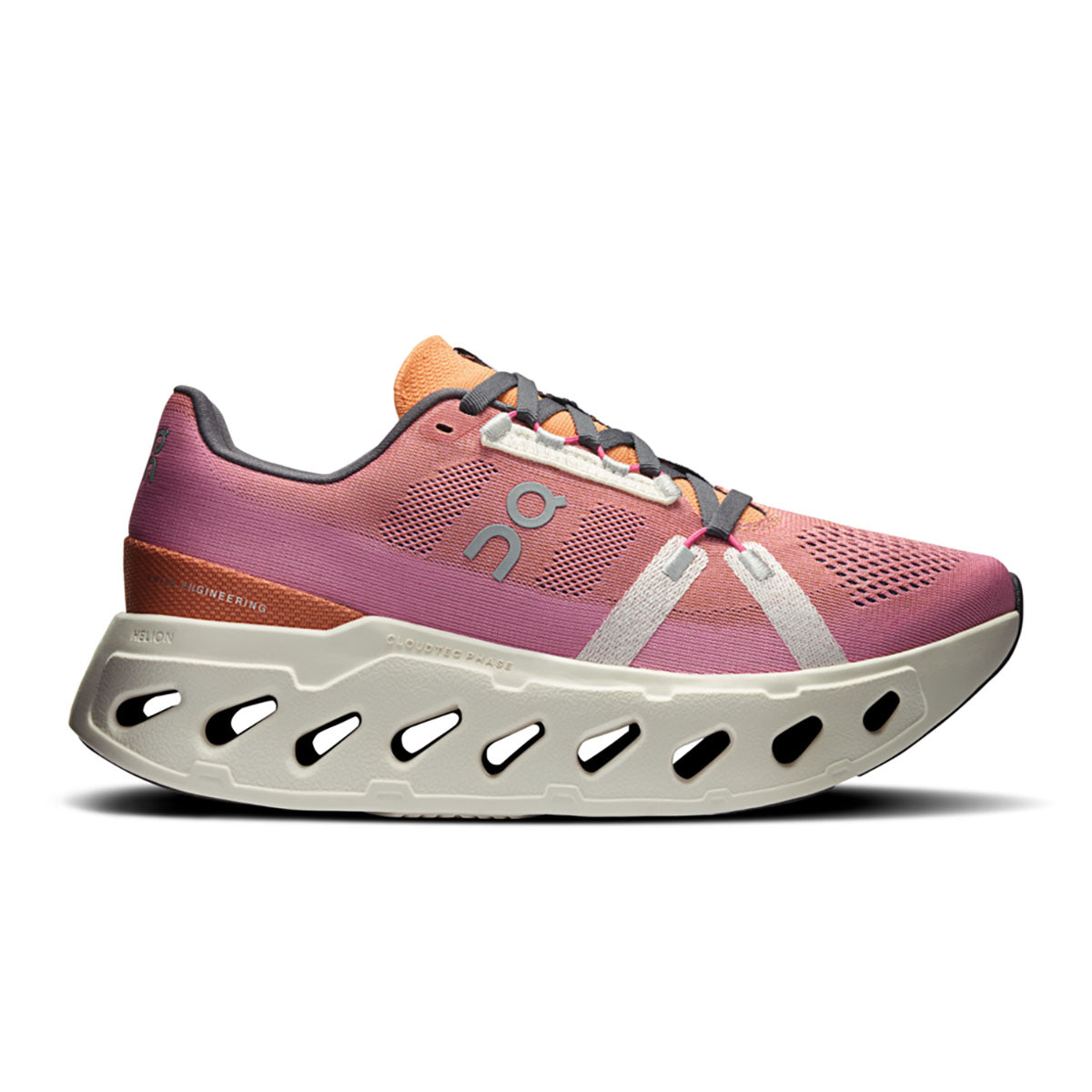 On Running Womens Cloudeclipse Tangerine | Ivory