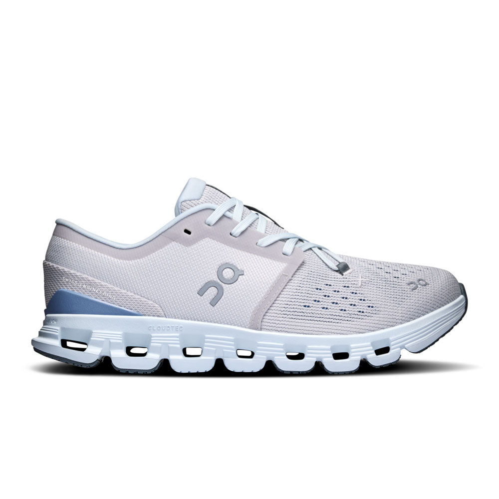On Running Womens Cloud X 4 Silver | Chambray