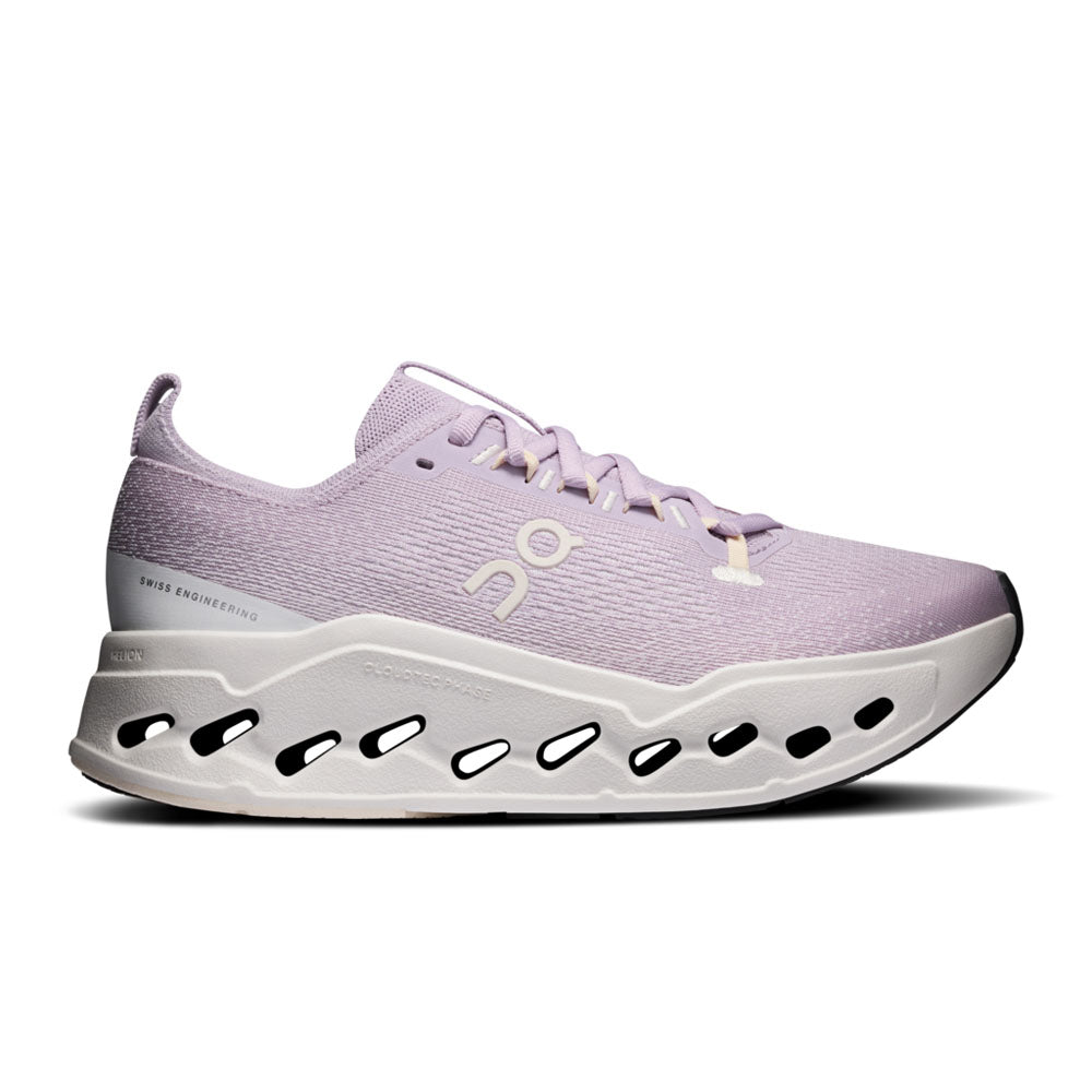 On Running Womens Cloudsurfer Max Foxglove | Ivory