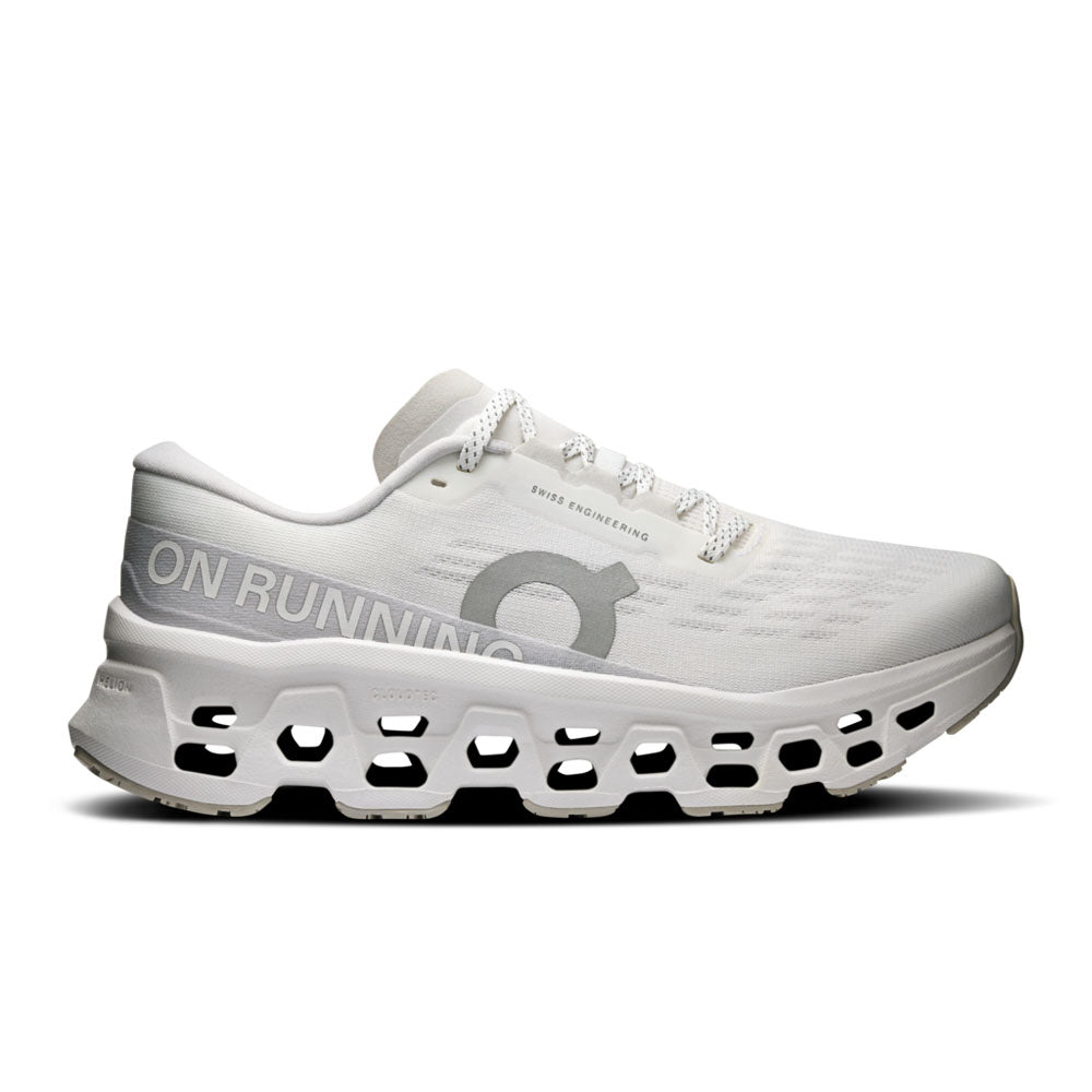 On Running Womens Cloudmonster 3 White | Wolf