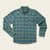 Howler Brothers Men's Harkers Flannel Shirt Cohen Plaid: Dark Teal