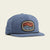 Howler Brothers Los Hermanos Badge Snapback Bubble Gum: Blue