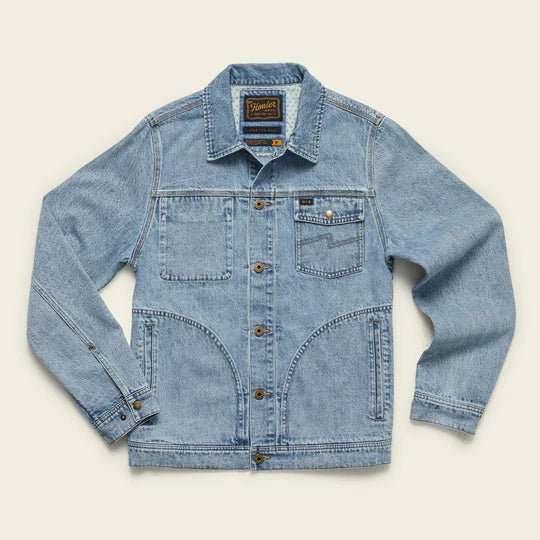 Howler Brothers Men's Denim Depot Jacket Lauper Light Wash
