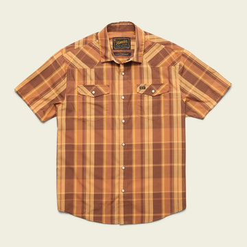 Howler Brothers Mens H Bar B Snapshirt Stanfield Plaid: Adobe