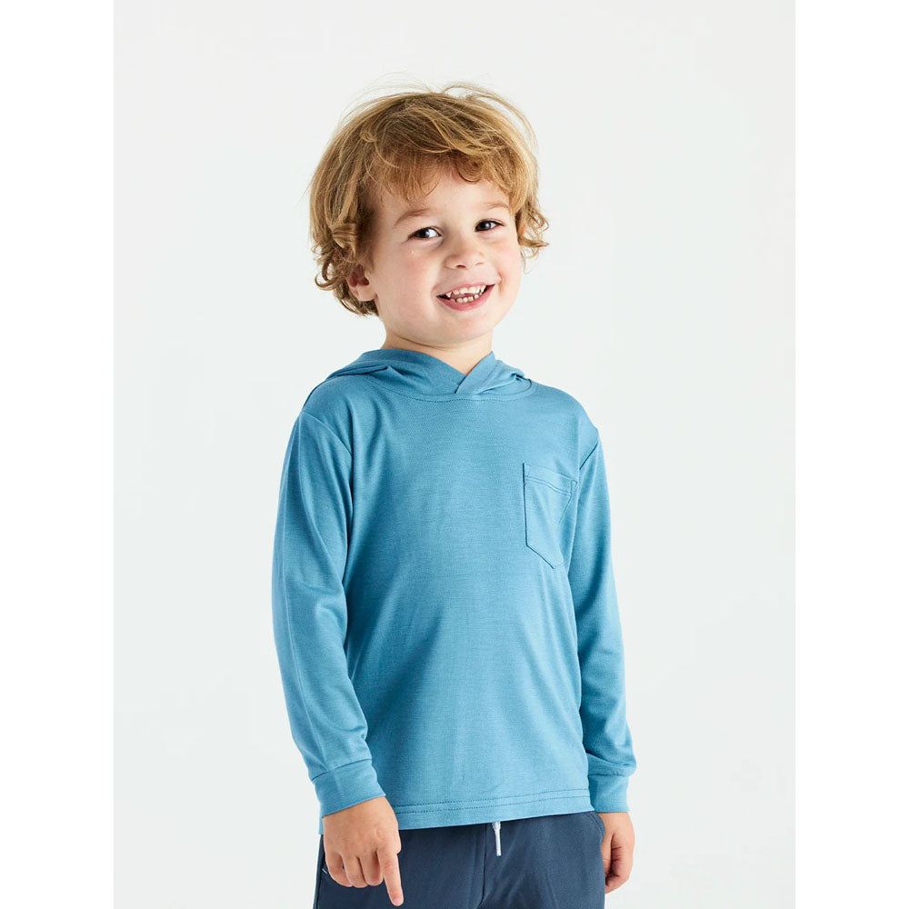 Free Fly Apparel Toddler Bamboo Shade Hoody Bluestone