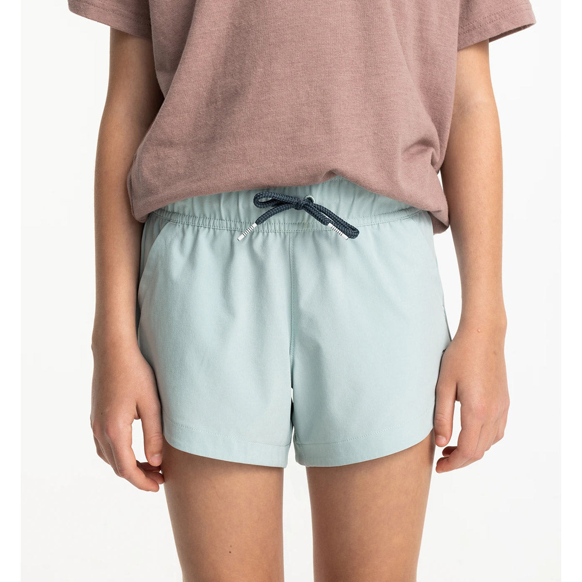 Free Fly Apparel Girls' Pull-On Breeze Short Sea Glass
