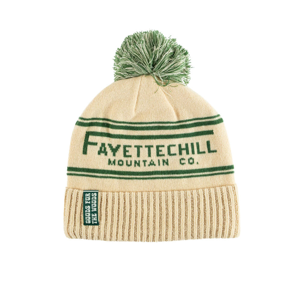 Fayettechill Homestead Beanie Cream/Green
