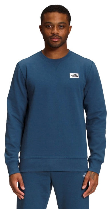 The North Face Men&#39;s Heritage Patch Crew hady Blue / S