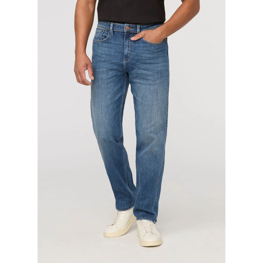 DU/ER Mens Performance Denim+ Relaxed Straight 30 Dust Storm Indigo