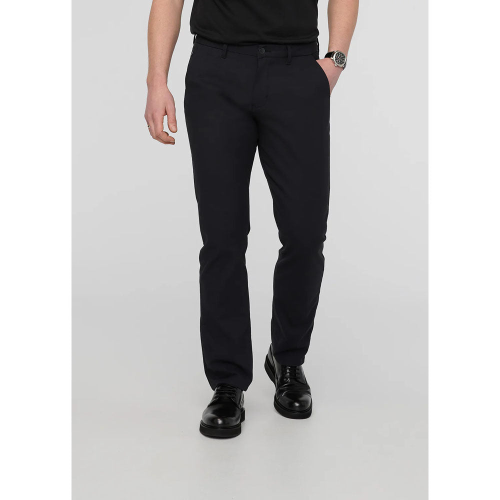 DU/ER Mens NuStretch Relaxed Taper Trouser 30 Black