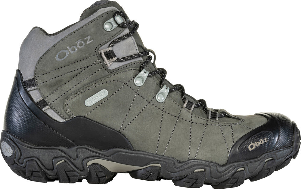 Oboz Mens Bridger Mid Waterproof Charcoal