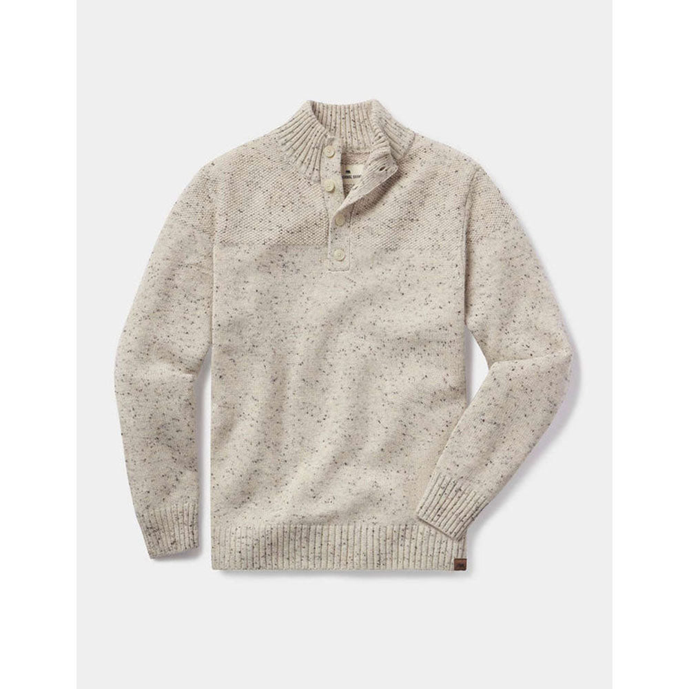 The Normal Brand Men's Seawool Nep Popover Cream