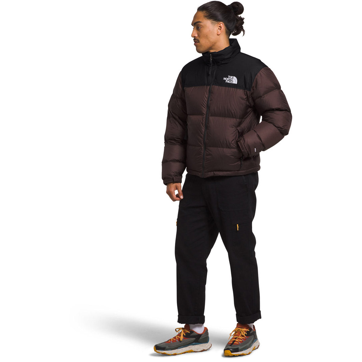 The North Face Men&#39;s 1996 Retro Nuptse Jacket Coal Brown/TNF Black