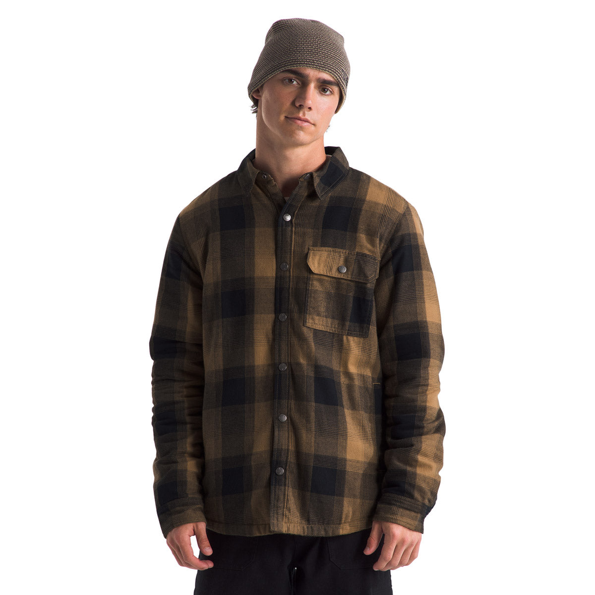 The North Face Men&#39;s Campshire Shirt Utility Brown TNF Shadow Plaid