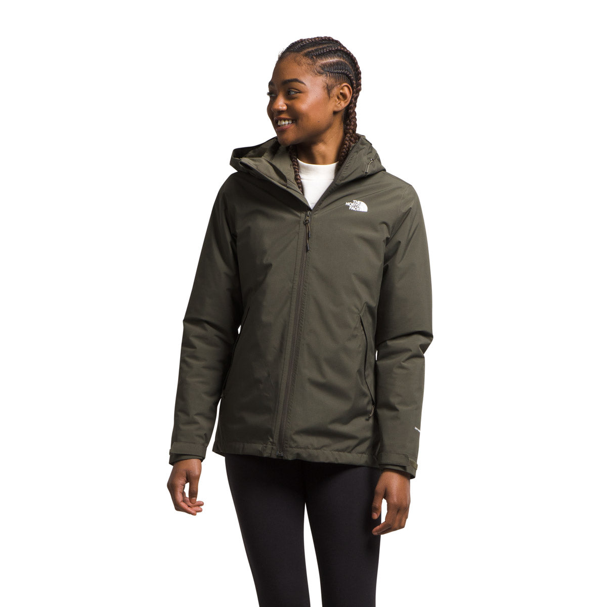 The North Face Women's Carto Triclimate Jacket New Taupe Green-NPF