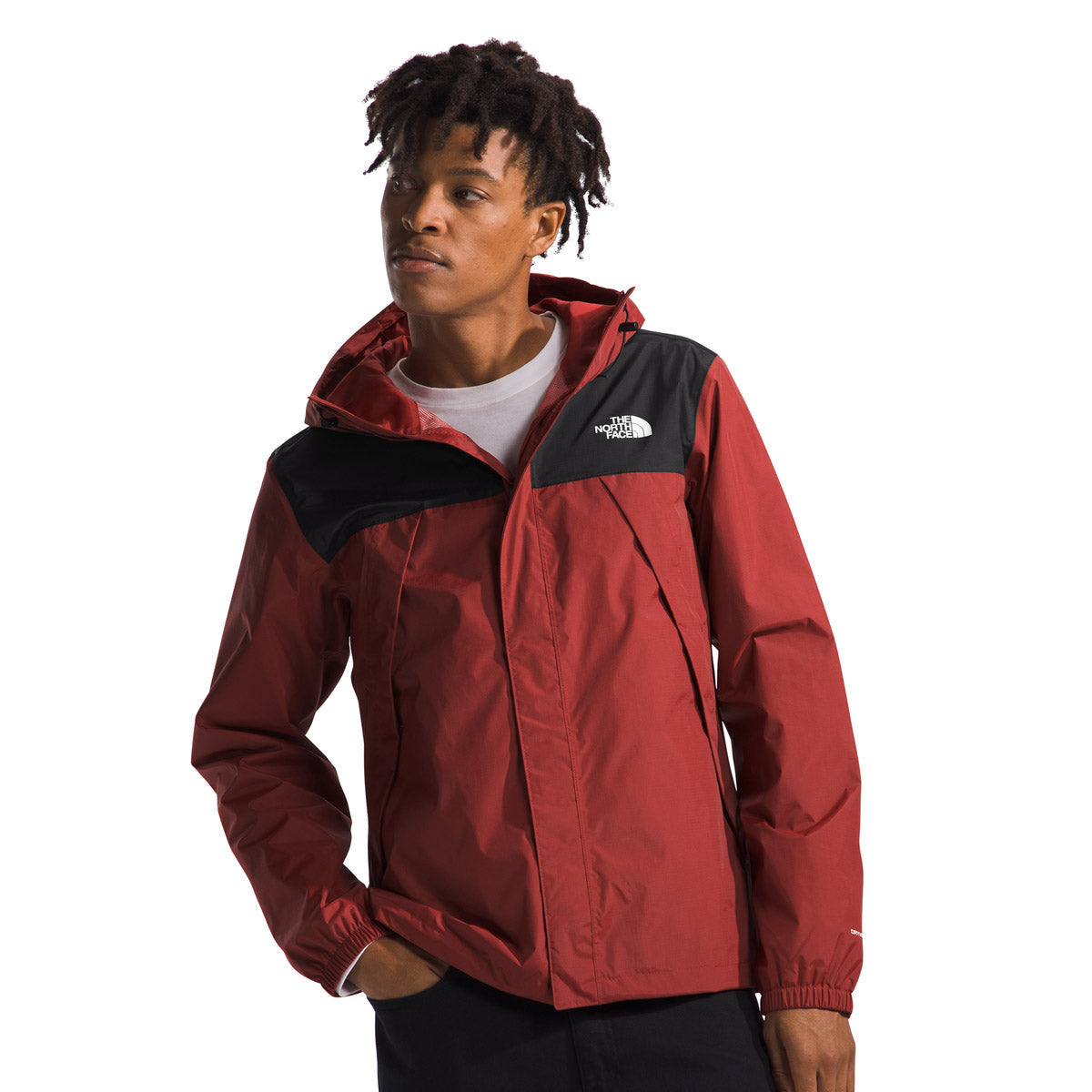 The North Face Men&#39;s Antora Jacket Iron Red/TNF Black