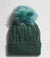 The North Face Women's Oh Mega Fur Pom Beanie Dark Sage