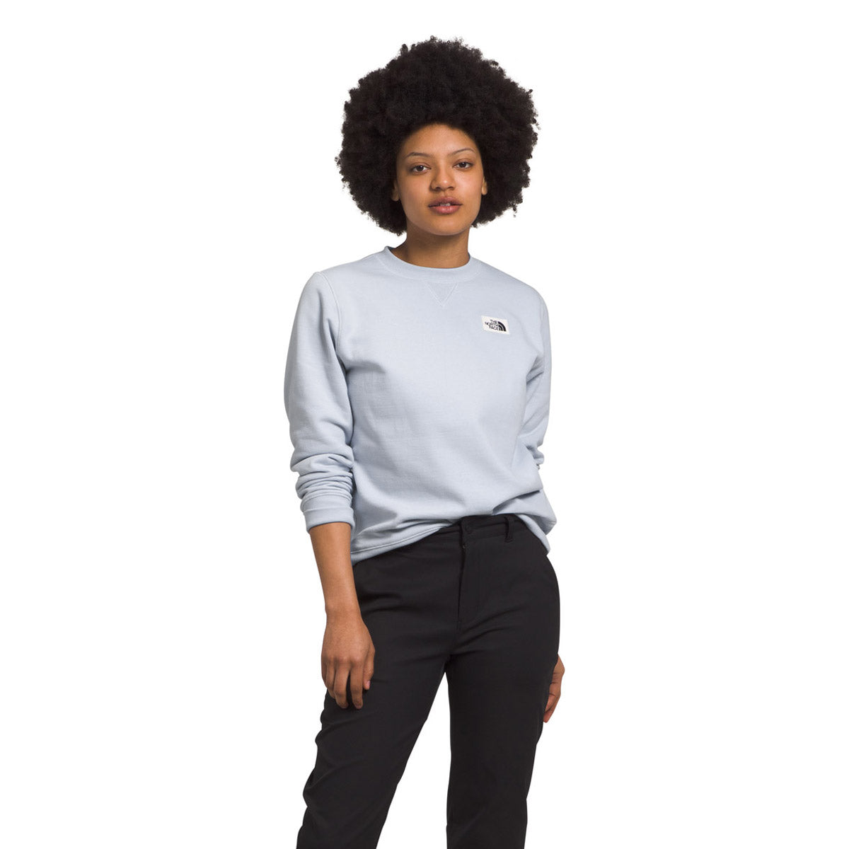 The North Face Women's Heritage Patch Crew Dusty Periwinkle