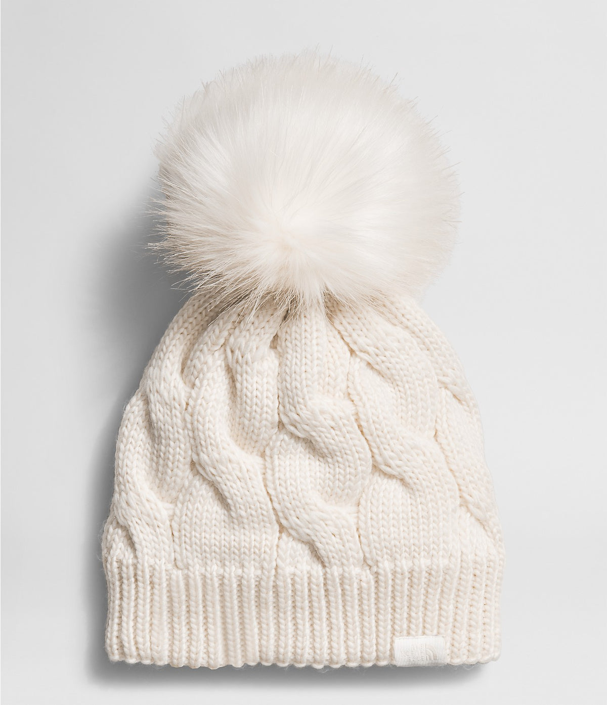 The North Face Women&#39;s Oh Mega Fur Pom Beanie Gardenia White/Gardenia White