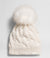 The North Face Women's Oh Mega Fur Pom Beanie Gardenia White/Gardenia White