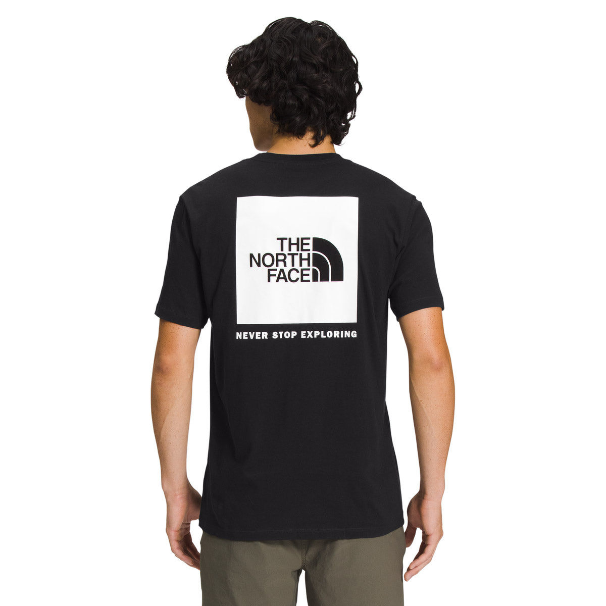 The North Face Men&#39;s S/S Box NSE Tee TNF Black/TNF White