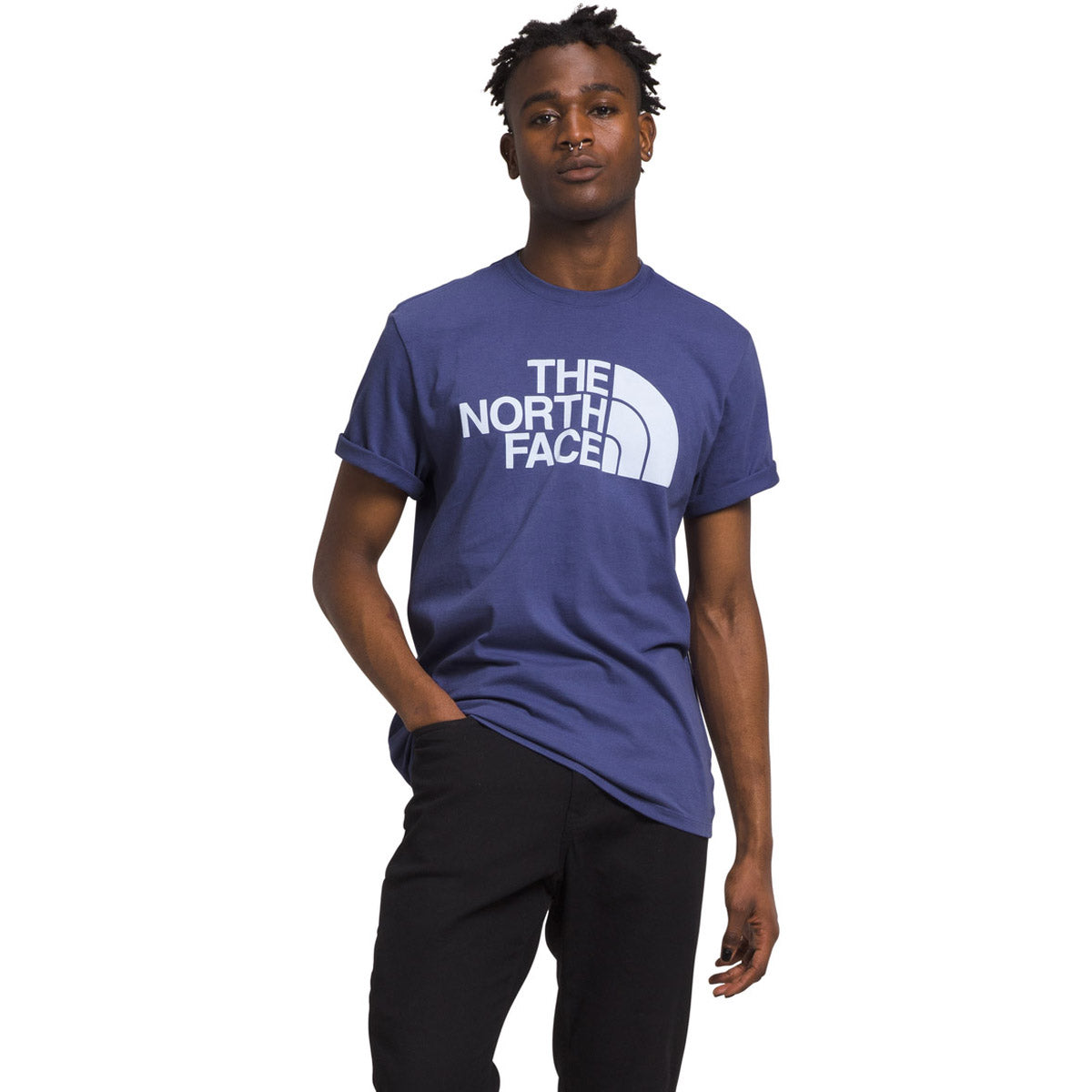 The North Face Men&#39;s S/S Half Dome Tee Cave Blue/Cave Blue