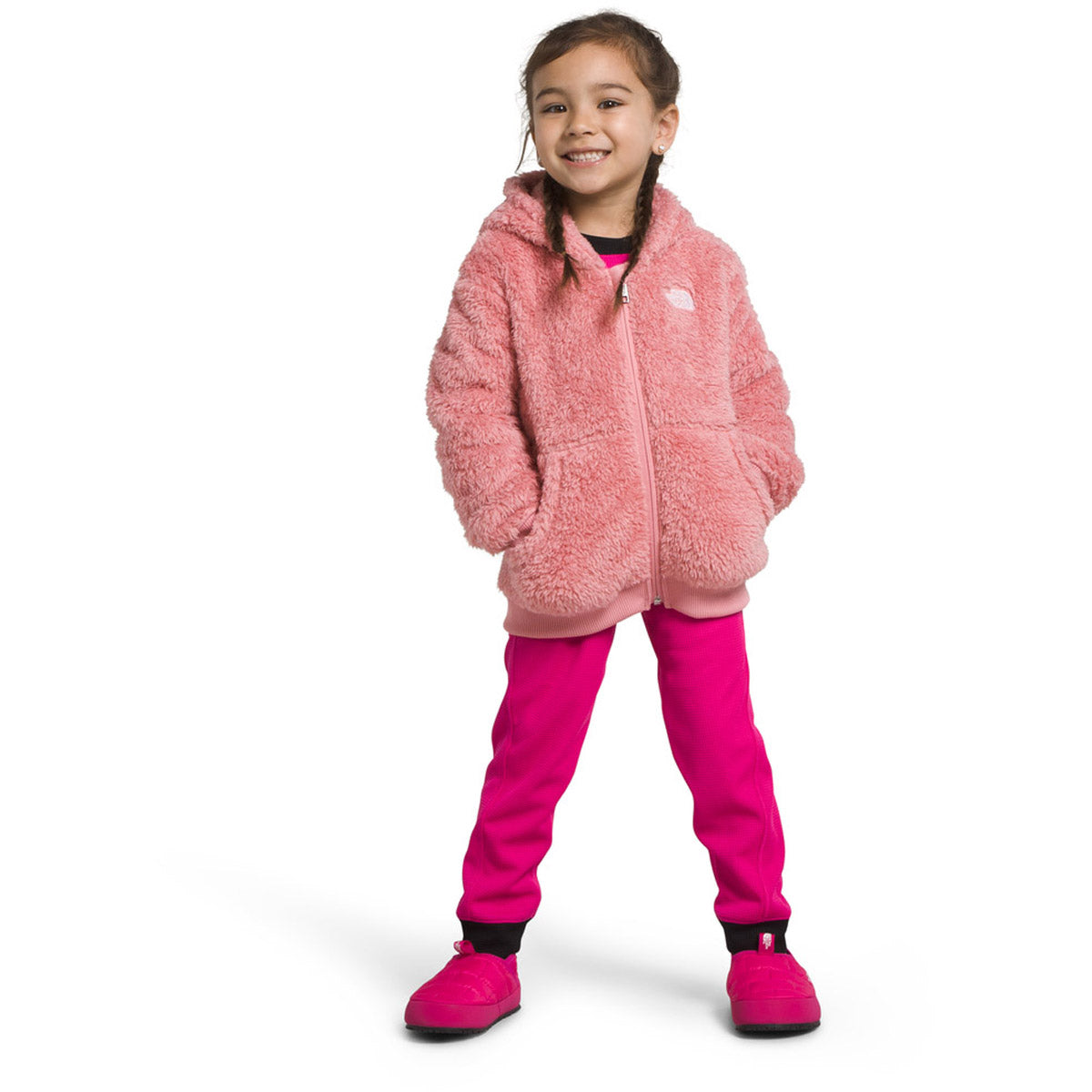 The North Face Kids' Suave Oso Full Zip Hoodie Shady Rose