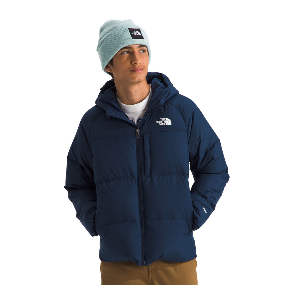 The North Face Boys North Down Hooded Jacket Summit Navy