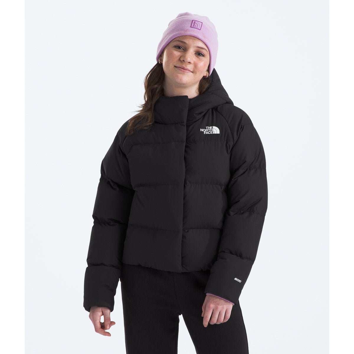 The North Face Girls&#39; North Down Hooded Jacket TNF Black