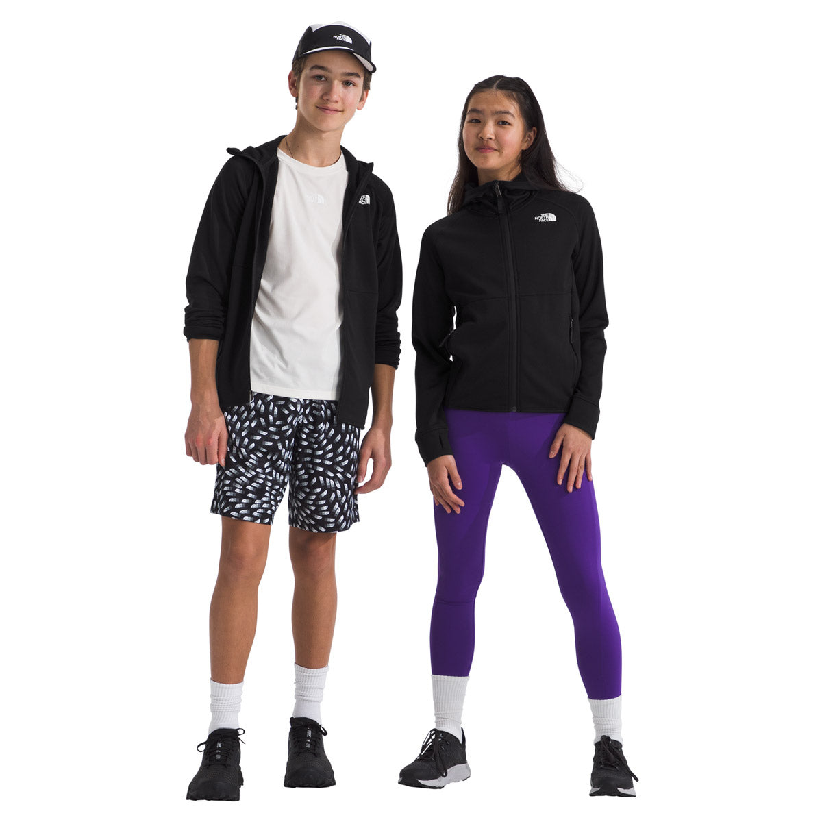 The North Face Teen Canyonlands Full Zip Hoodie TNF Black