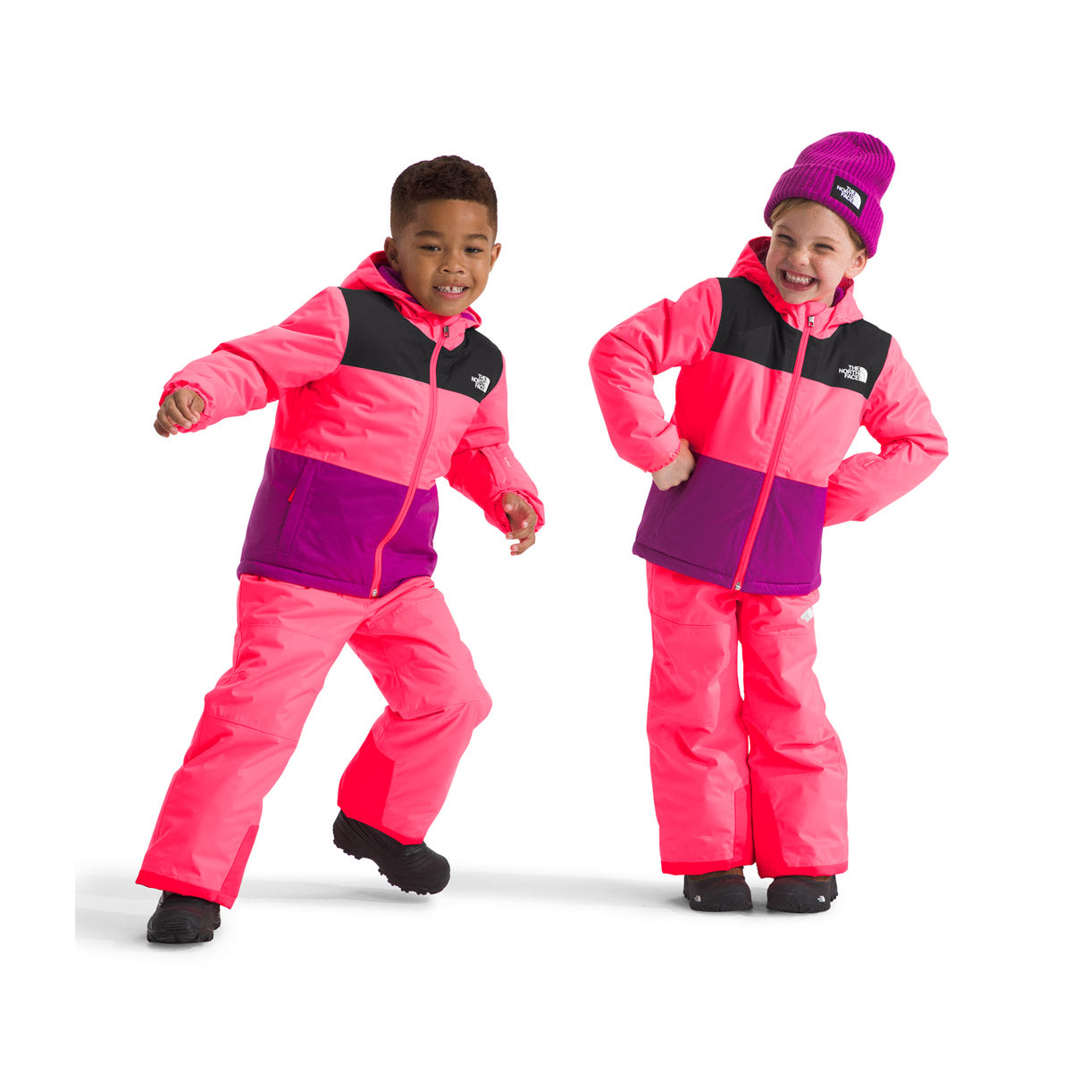 The North Face Kids' Freedom Insulated Jacket Radiant Poppy