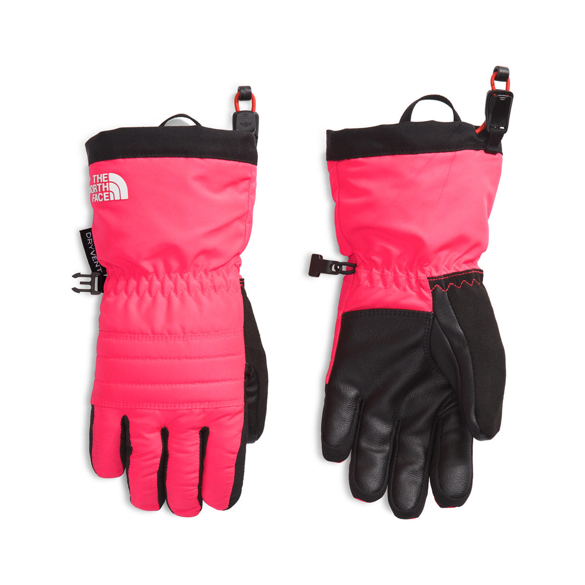 The North Face Kids' Montana Ski Glove Radiant Poppy