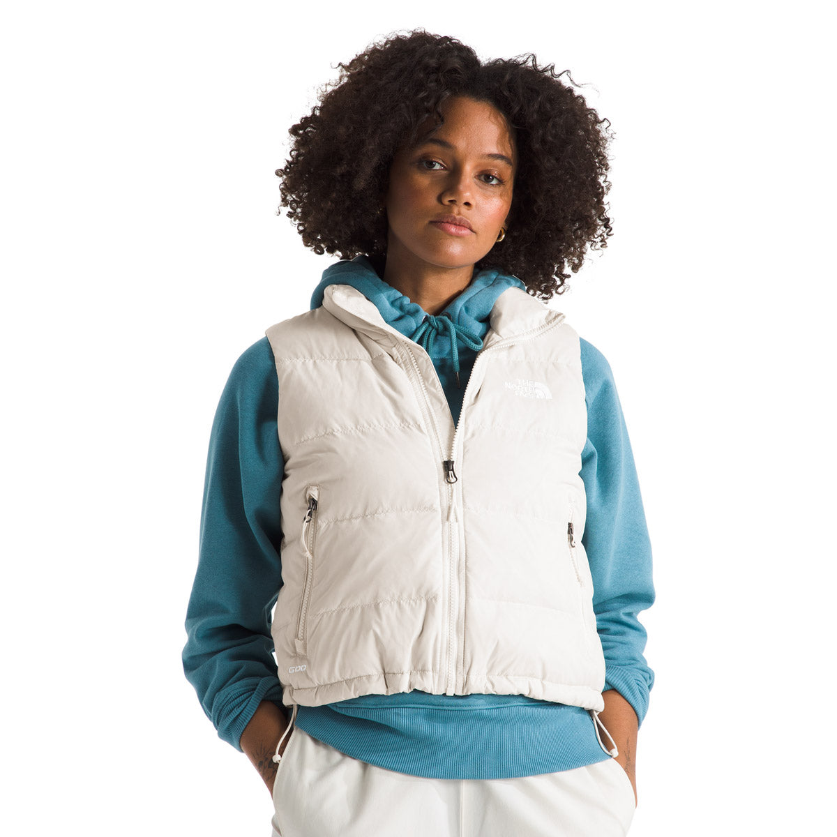 The North Face Women's Hydrenalite Down A-Line Vest White Dune