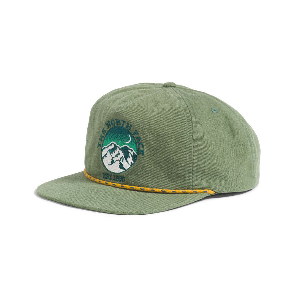 The North Face Norm 5 Panel Hat Bark Mist/Mountain Peak Graphic Patch