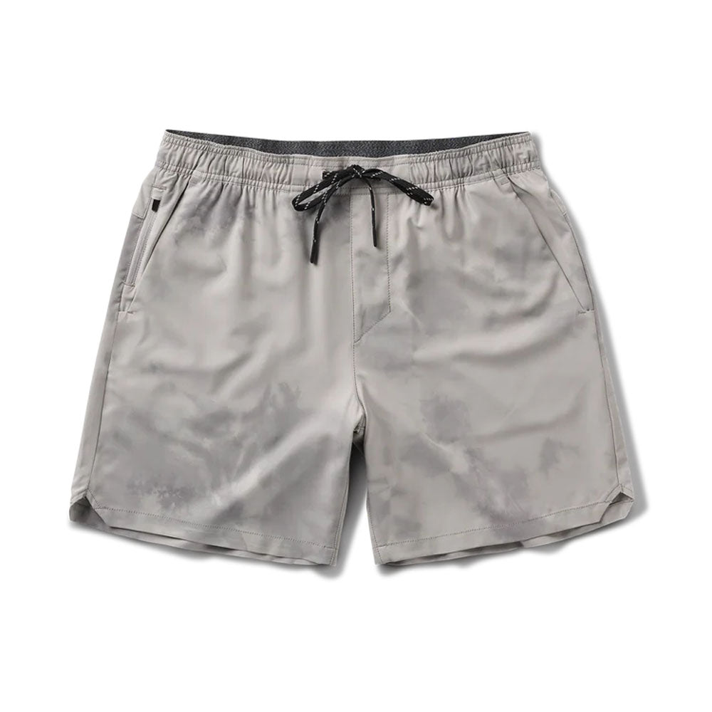 Roark Mens Serrano 7 Active Stretch Shorts Ghost Grey
