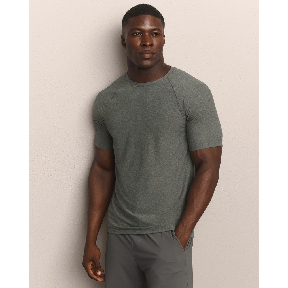 Rhone Mens Reign Tee Olive Shadow Heather