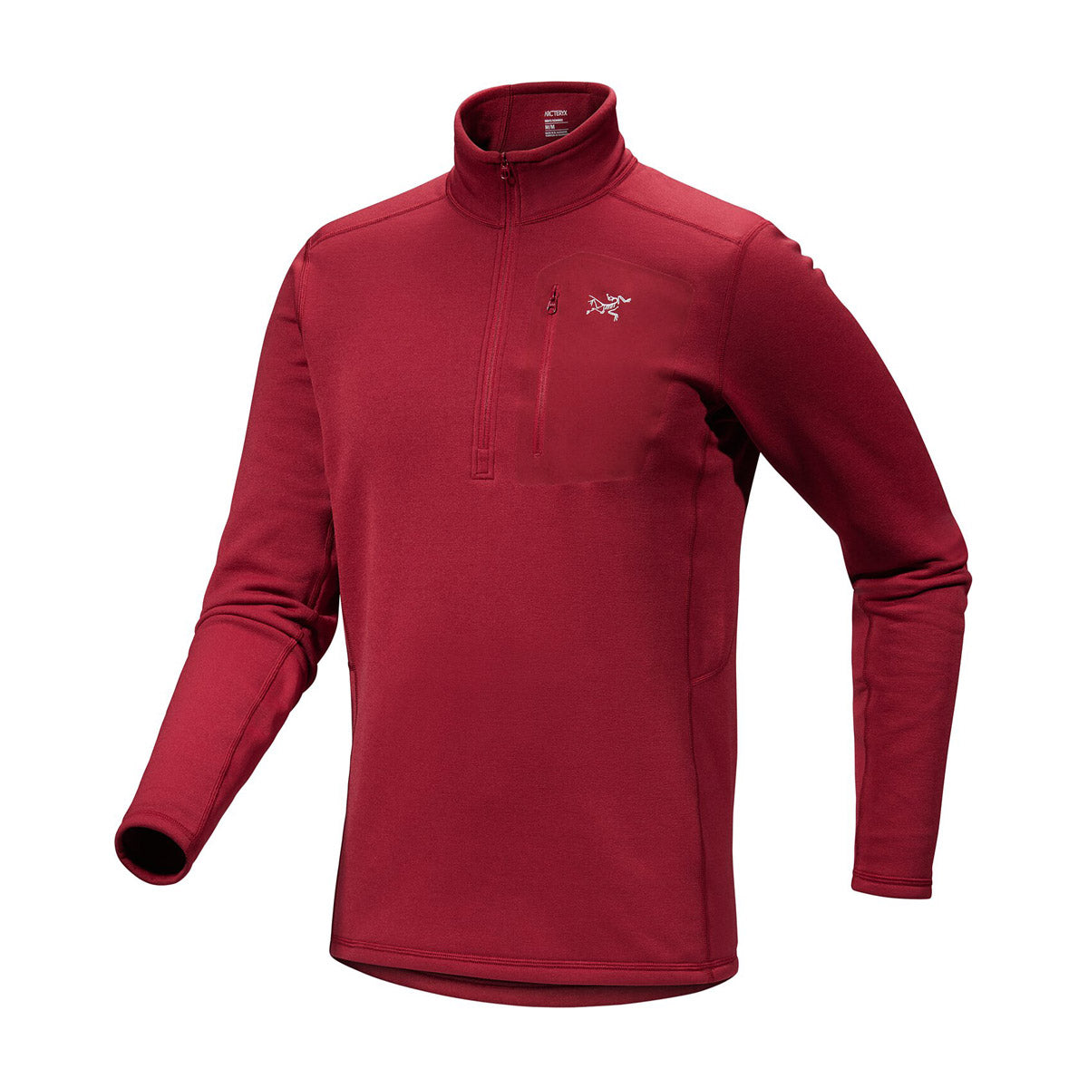 Arcteryx Men&#39;s Rho Heavyweight Zip Neck Bordeaux