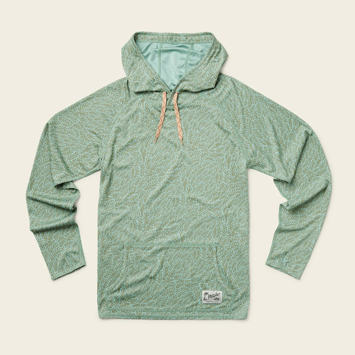 Howler Brothers Men's Loggerhead Hoodie Ecosystem: Isle Green