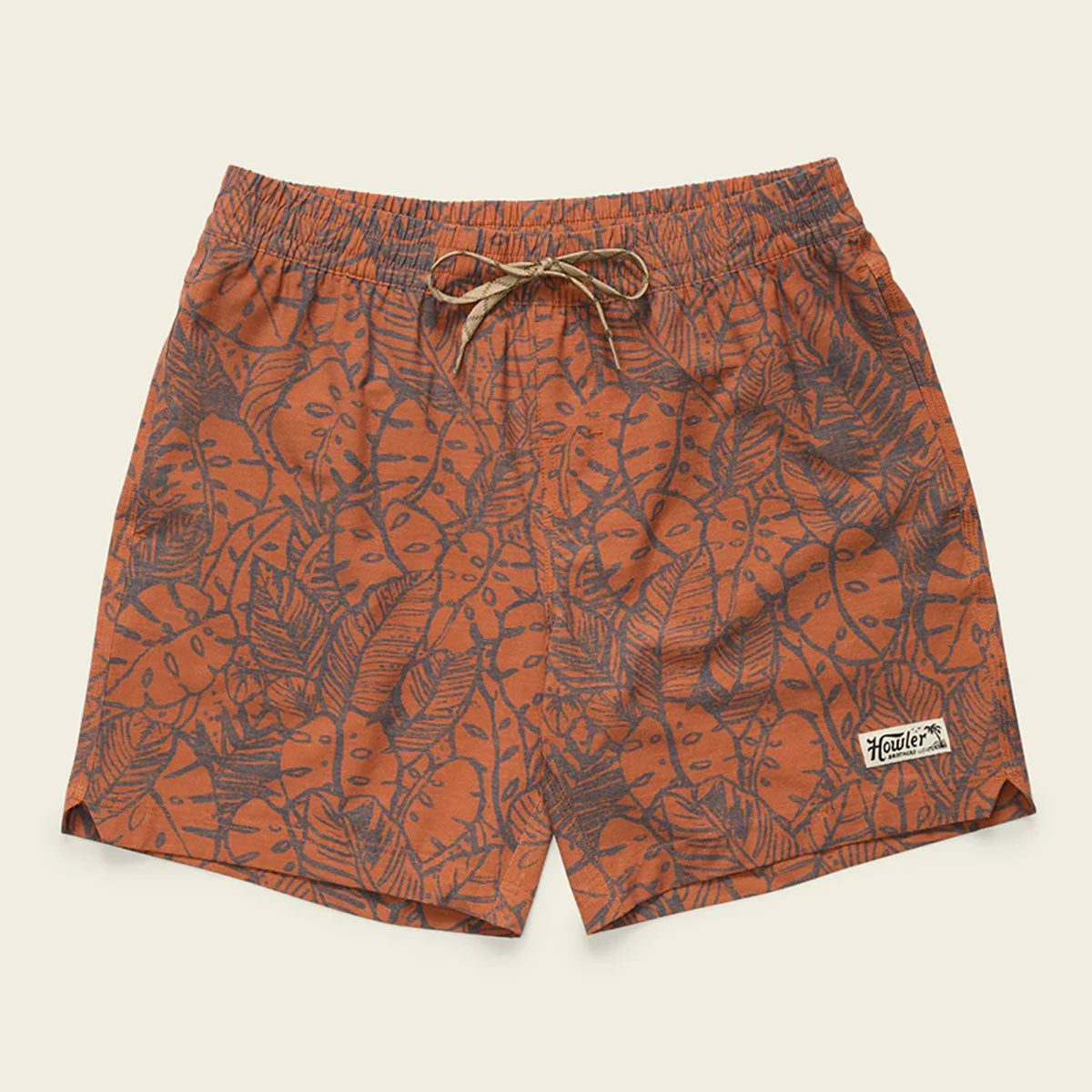 Howler Brothers Mens Deep Set Boardshorts Leafy Lithographs : Adobe