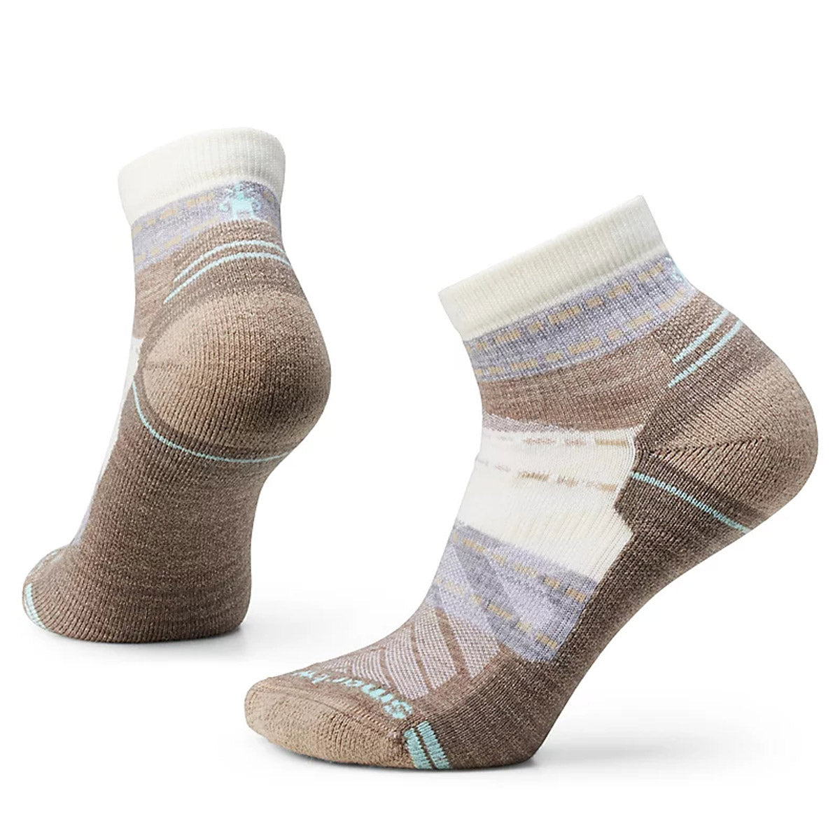 Smartwool Women&#39;s Hike Light Cushion Margarita Ankle Socks Natural