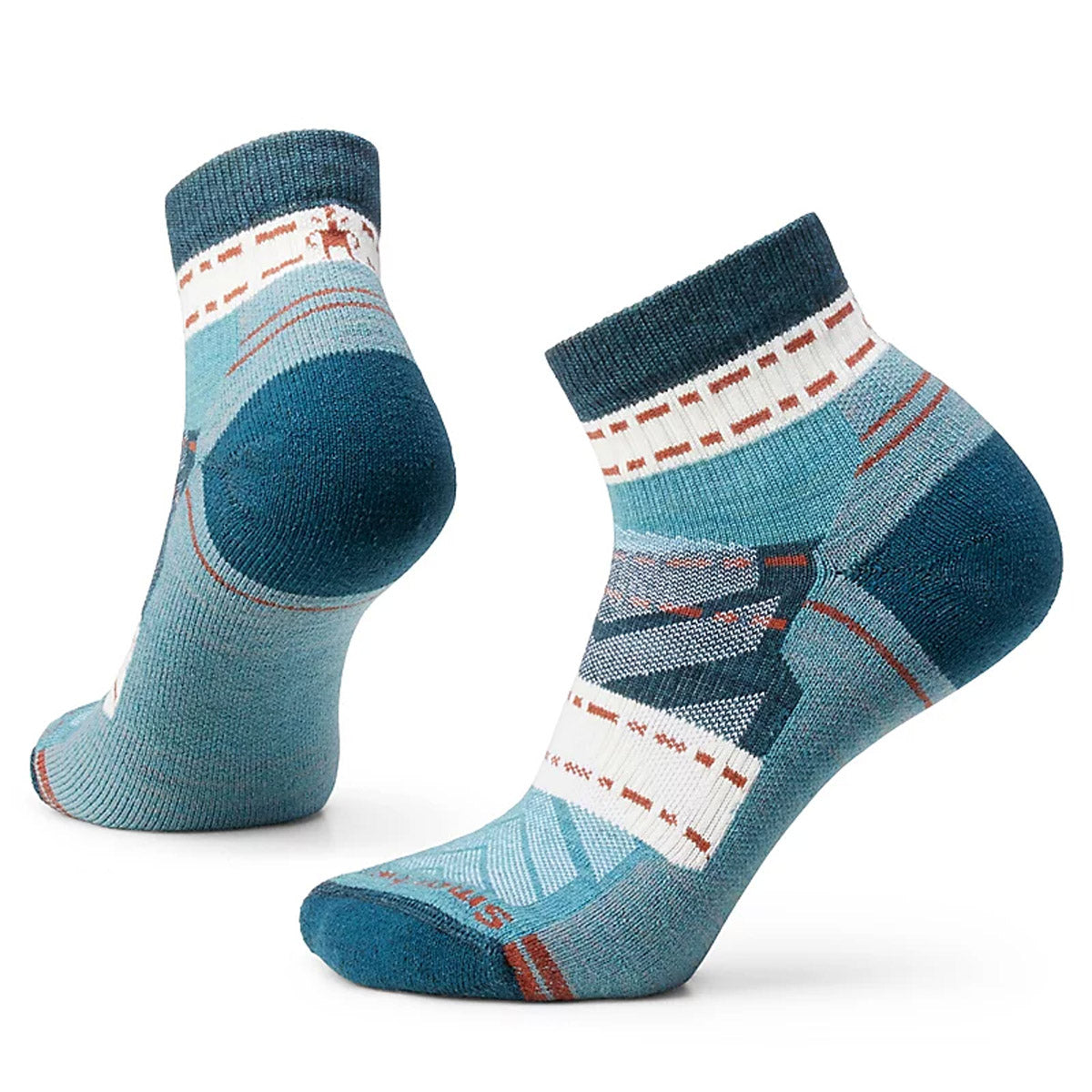 Smartwool Women&#39;s Hike Light Cushion Margarita Ankle Socks Twilight Blue