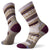 Smartwool Women's Hike Light Cushion Margarita Crew Socks Purple Eclipse