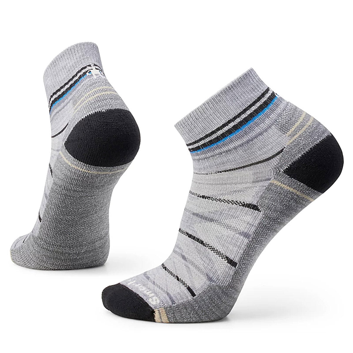 Smartwool Men&#39;s Hike Light Cushion Pattern Ankle Socks ight Gray / L