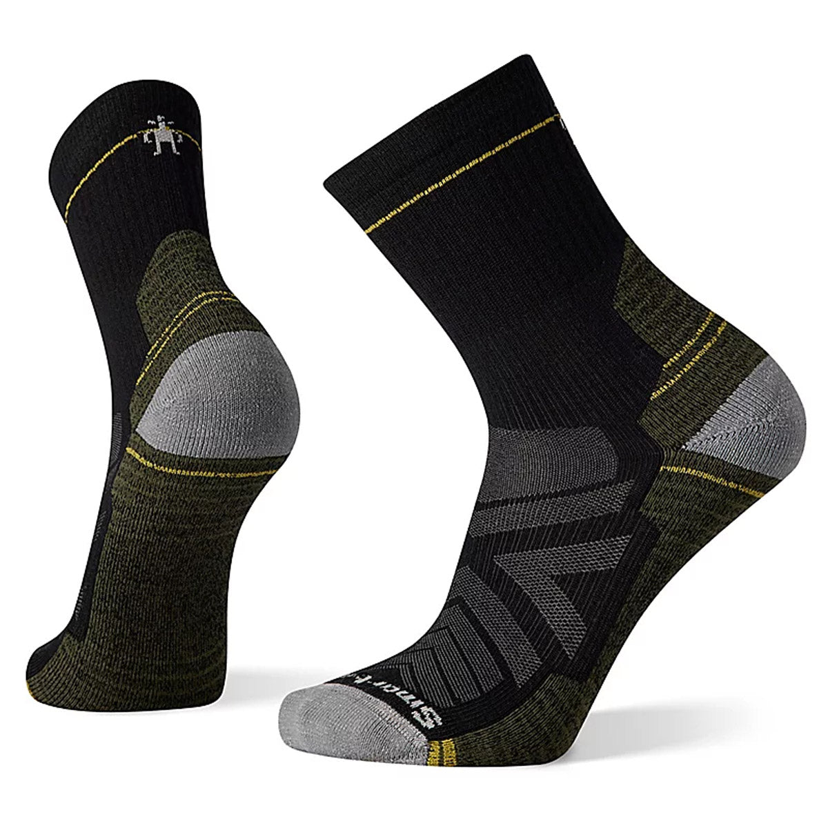 Smartwool Men&#39;s Hike Light Cushion Mid Crew Socks Black