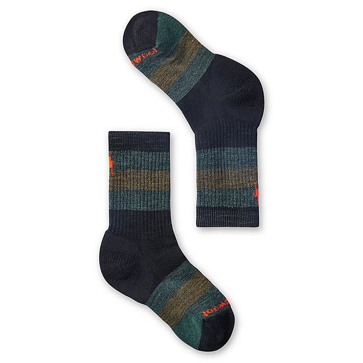 Kids&#39; Hike Full Cushion Striped Crew Socks