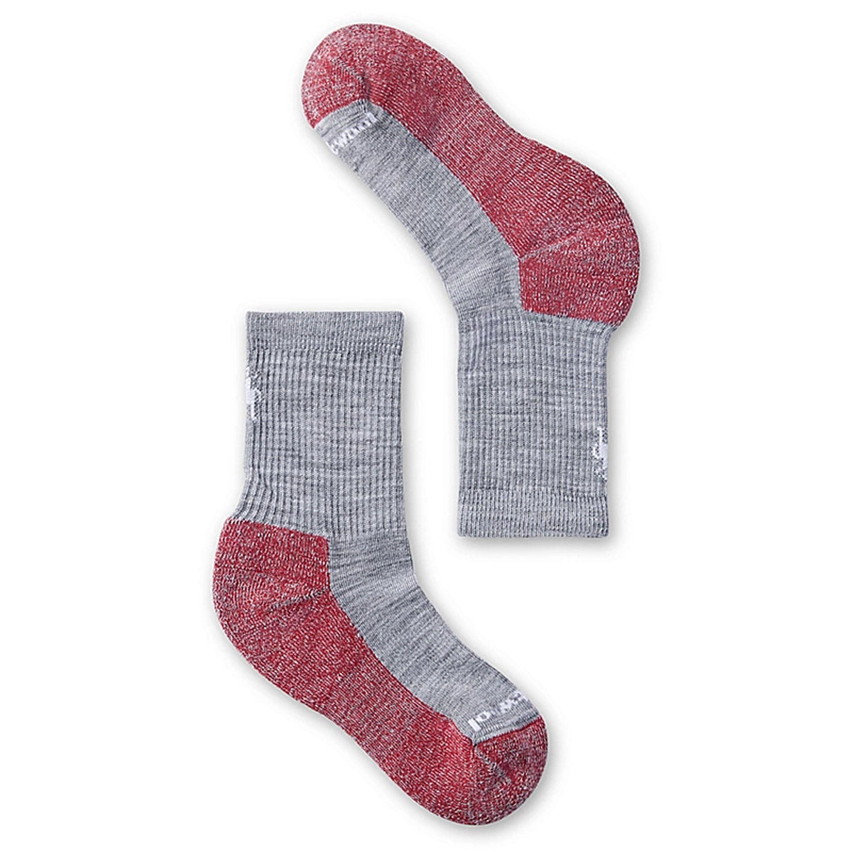 Smartwool Kids' Hike Light Cushion Crew Socks ight Gray / L