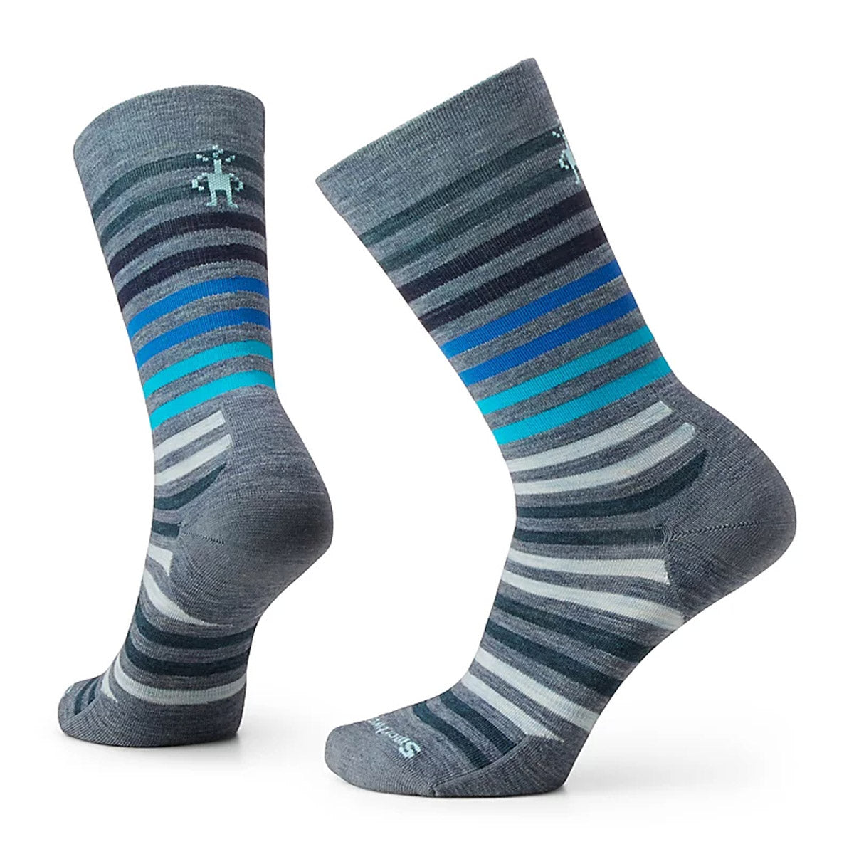 Smartwool Everyday Spruce Street Crew Socks Pewter Blue